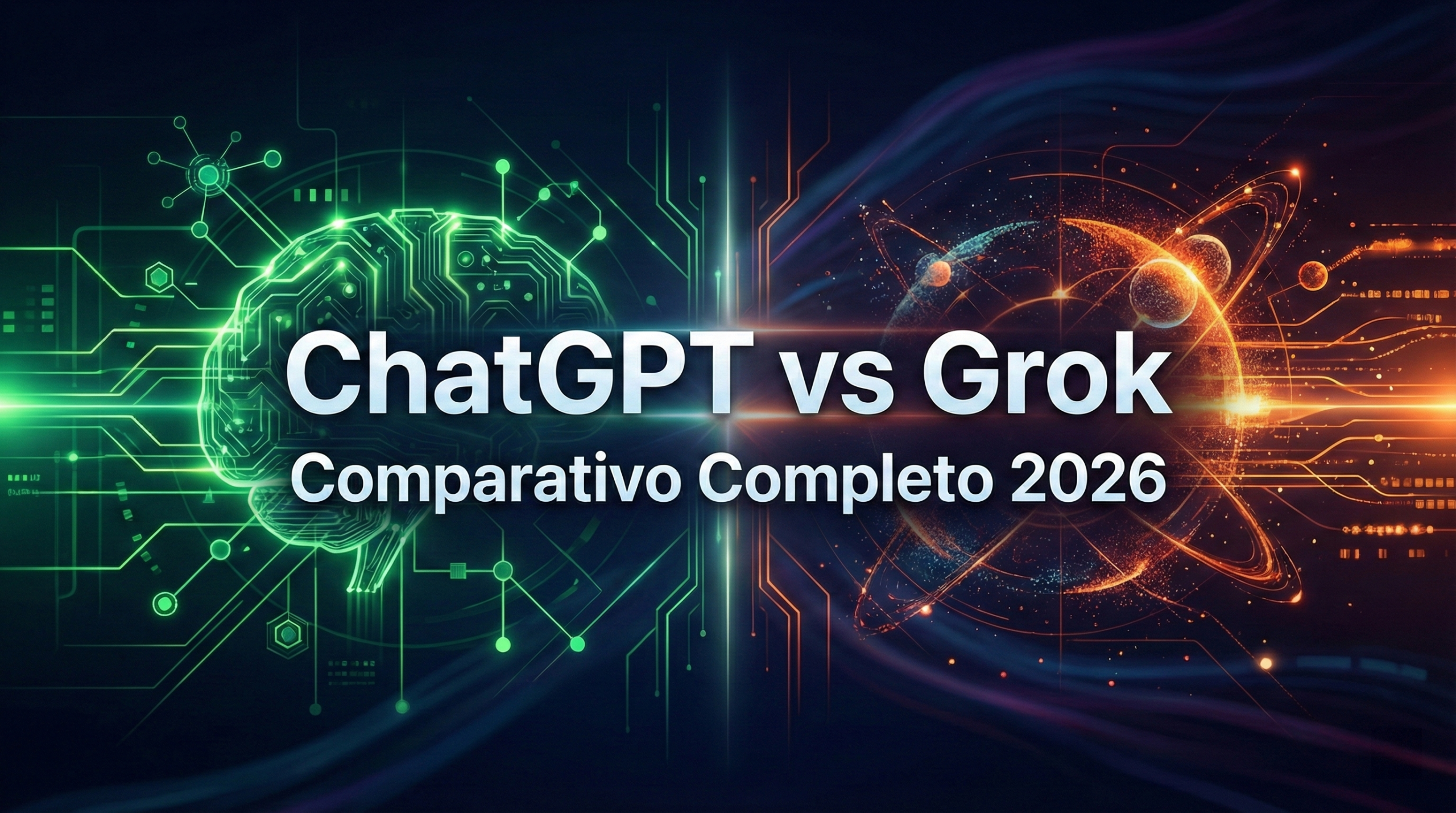 Grok vs ChatGPT comparativo completo entre inteligências artificiais em 2026